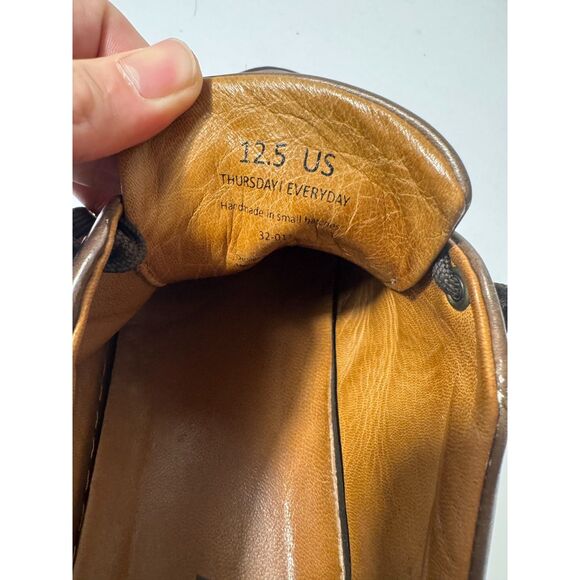 Thursday Boot Co Premier Low Top Sneakers Old English Brown Men’s 12.5 - Picture 10 of 10